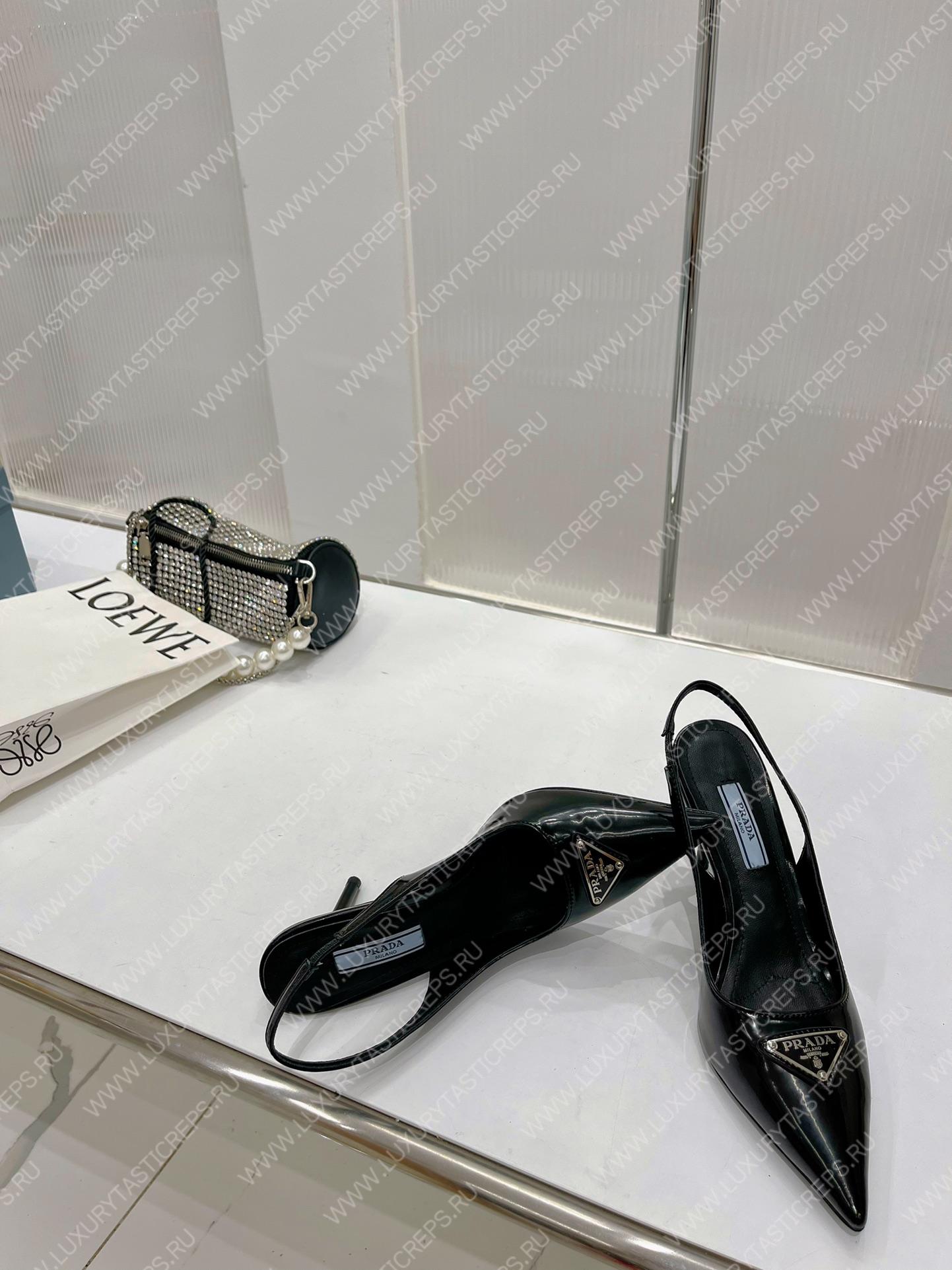Pra*a slingback pump black 1i002n