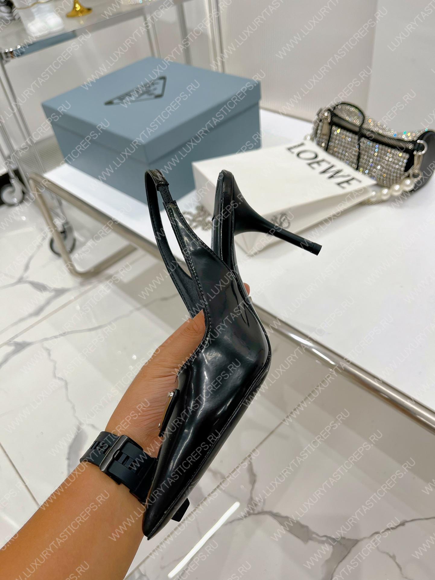 Pra*a slingback pump black 1i002n