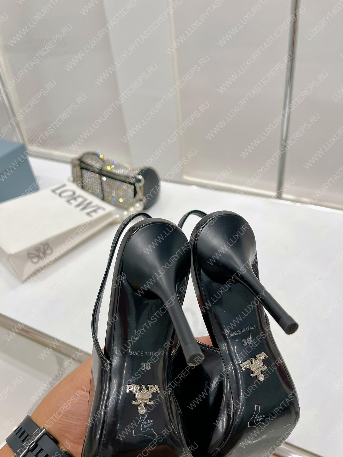 Pra*a slingback pump black 1i002n
