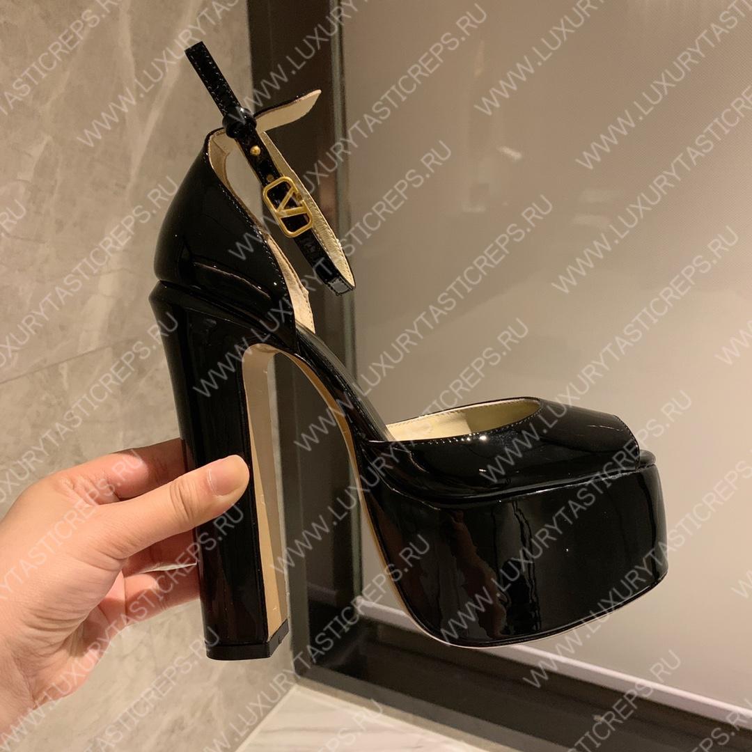 VALENTINO TAN-GO PLATFORM SANDAL BLACK 1W2S0FE0VNE_I16