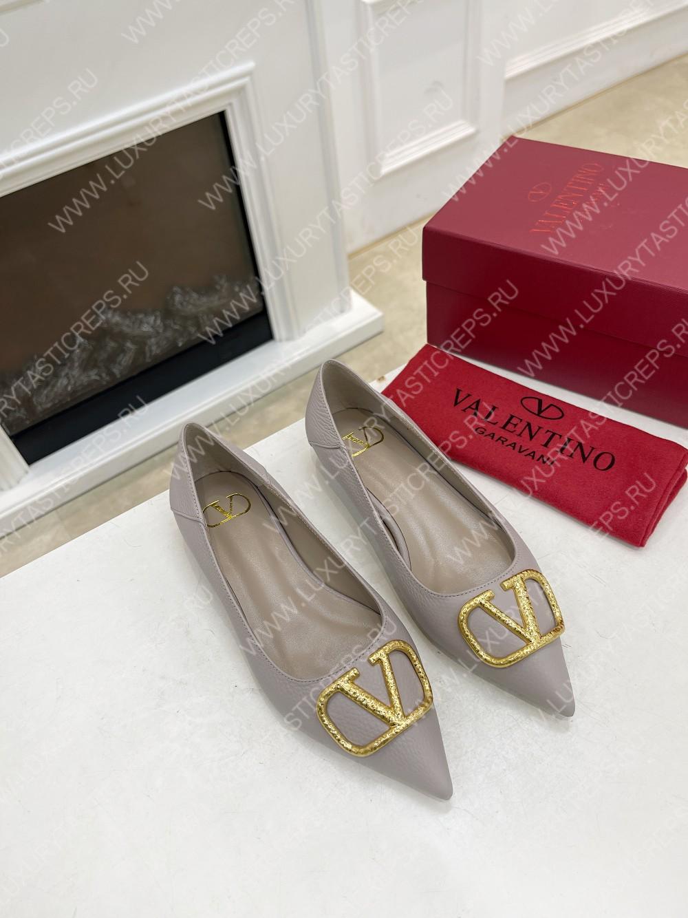 VALENTINO V BUCKLE PUMPS GREY SW2S0Q63DSH0NO