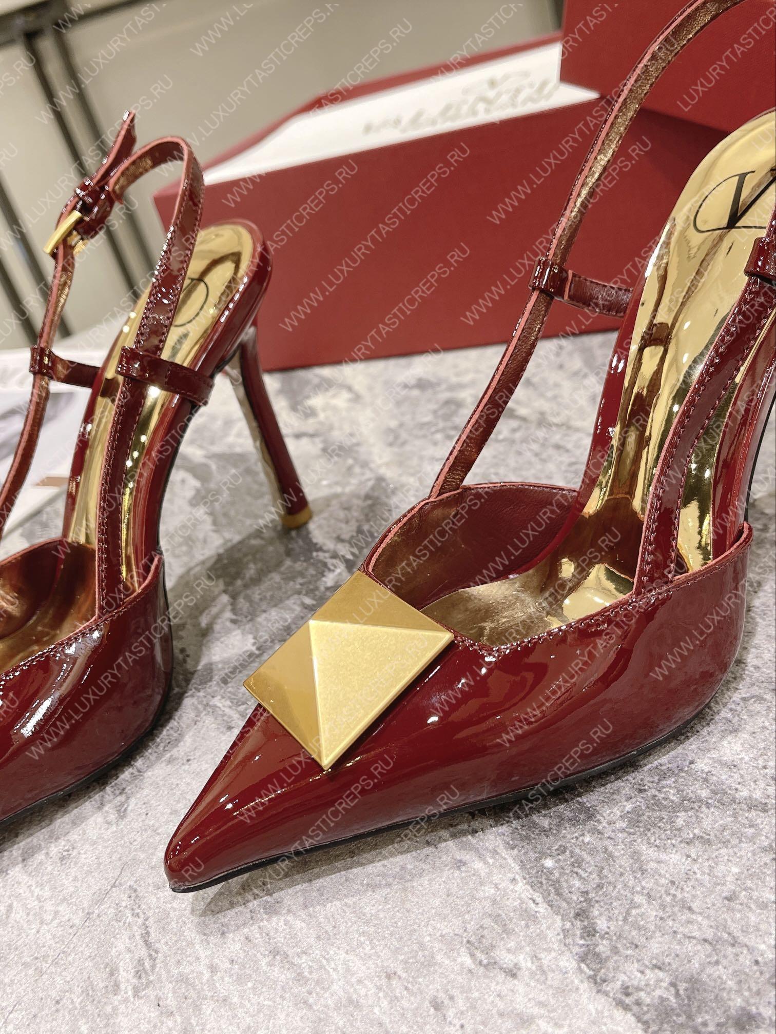 VALENTINO SLINGBACK PUMP CHERRY WS0R01TMK