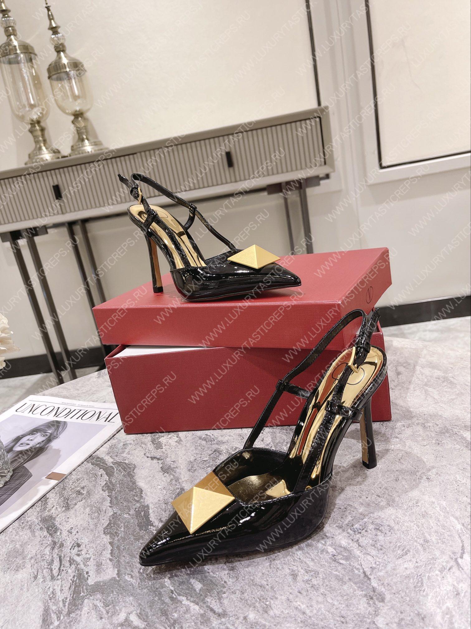 VALENTINO SLINGBACK BLACK WS0R01TMK