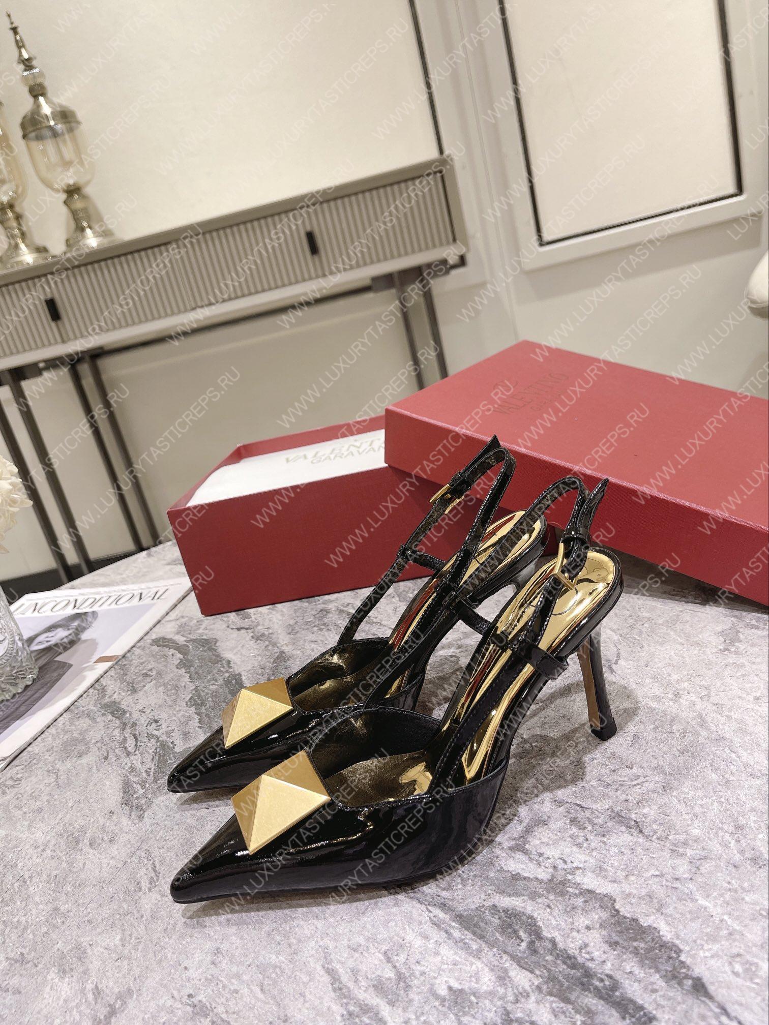 VALENTINO SLINGBACK BLACK WS0R01TMK