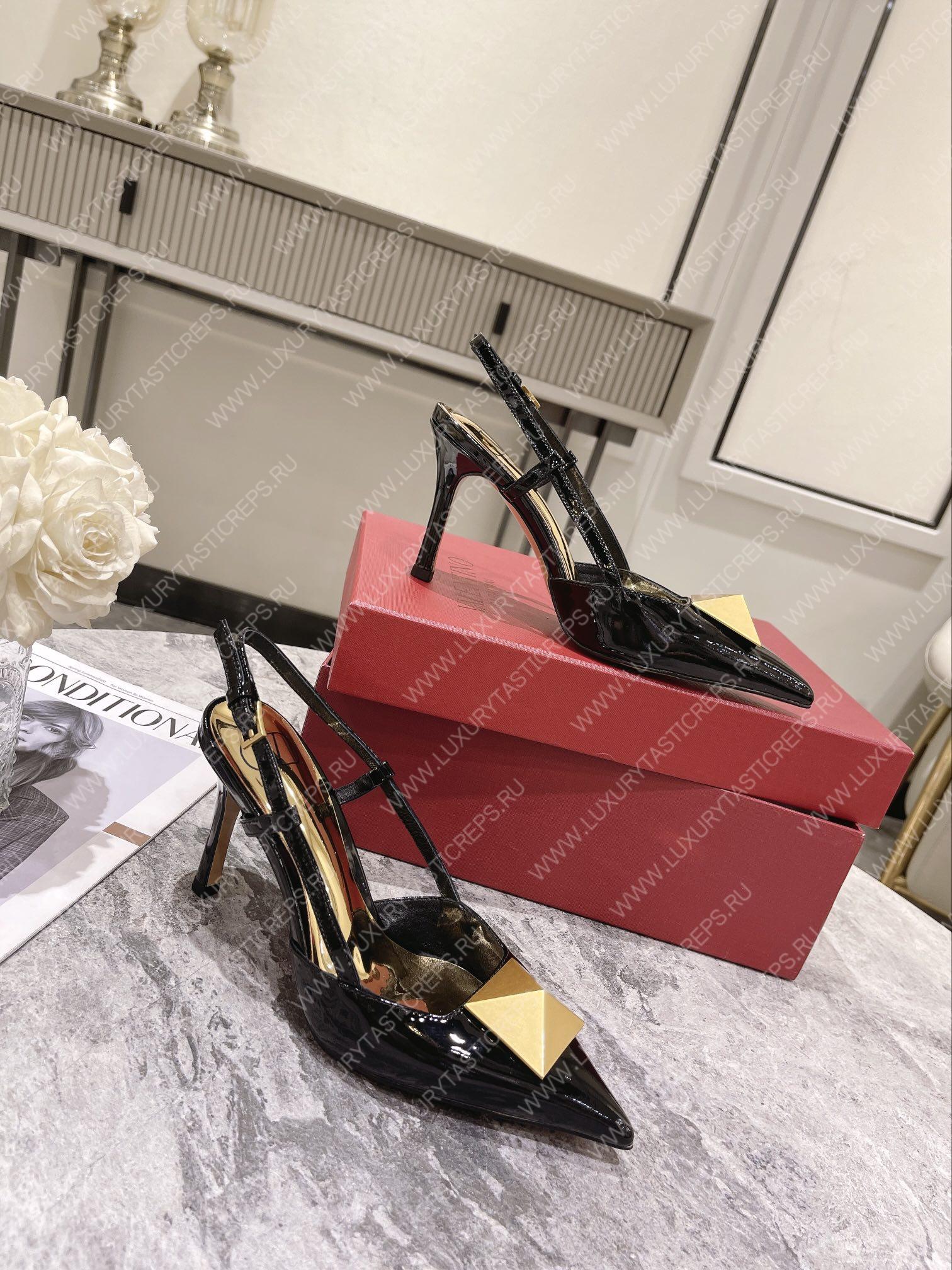 VALENTINO SLINGBACK BLACK WS0R01TMK