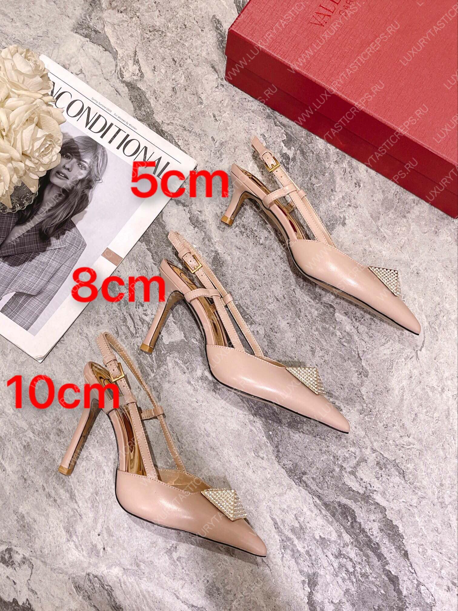 VALENTINO SLINGBACK ROSE CANNELLE WS0R01TMK