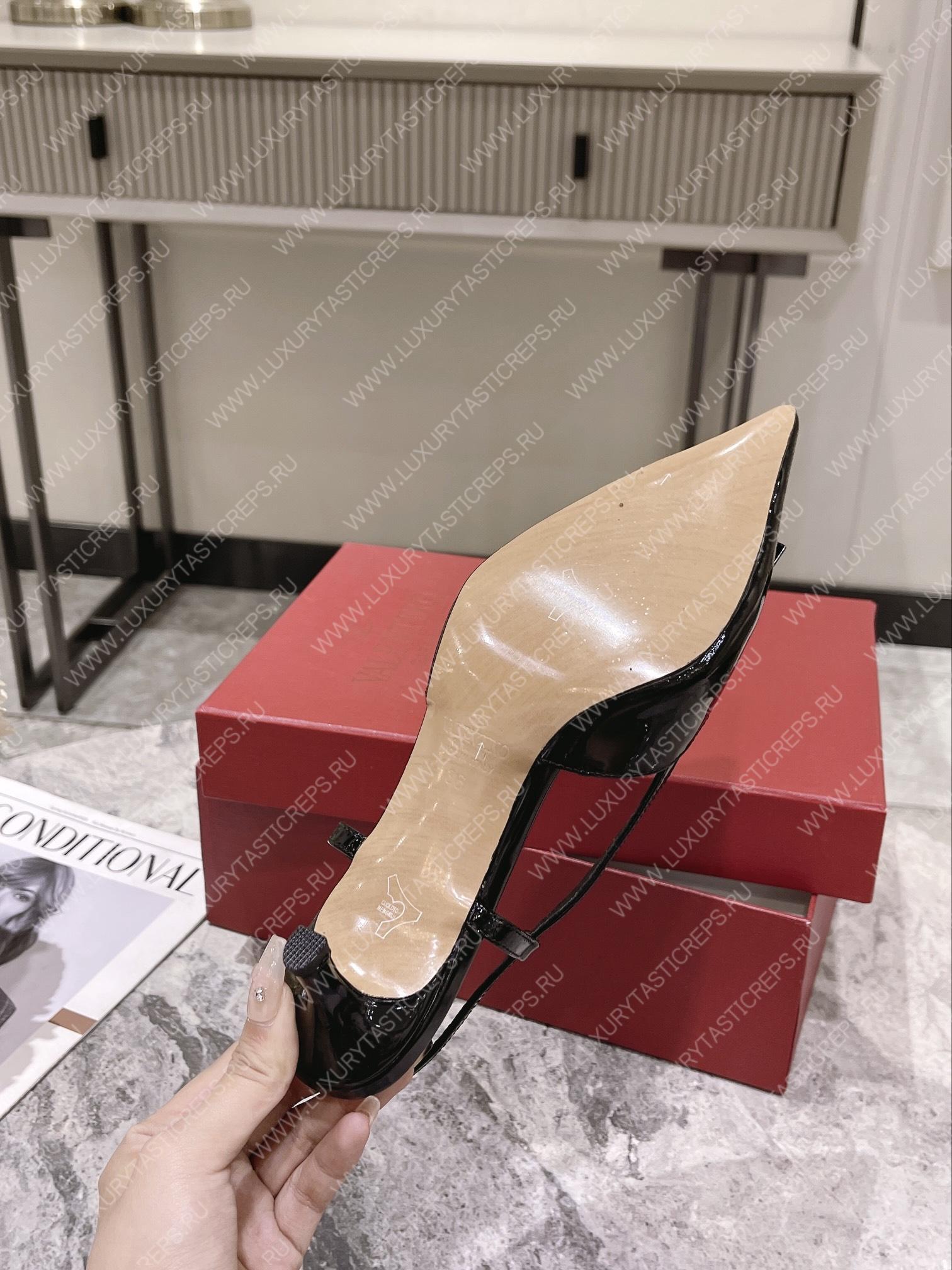 VALENTINO SLINGBACK BLACK WS0R01TMK