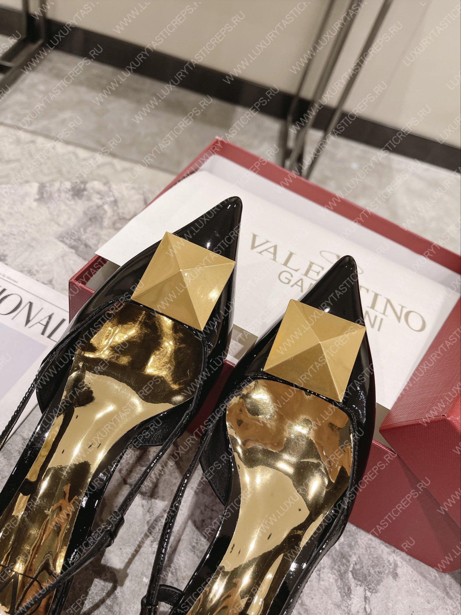 VALENTINO SLINGBACK BLACK WS0R01TMK