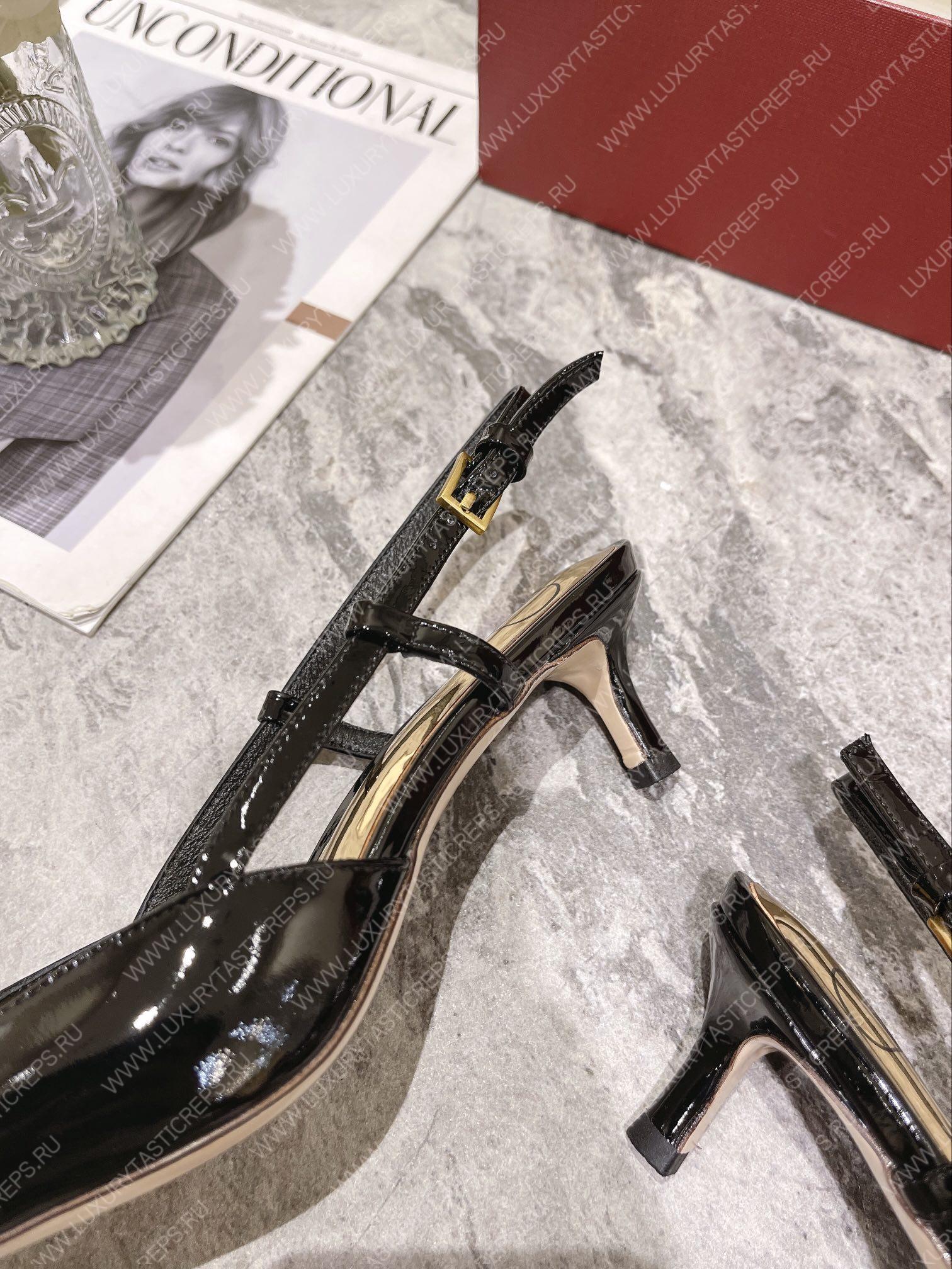 VALENTINO SLINGBACK BLACK WS0R01TMK