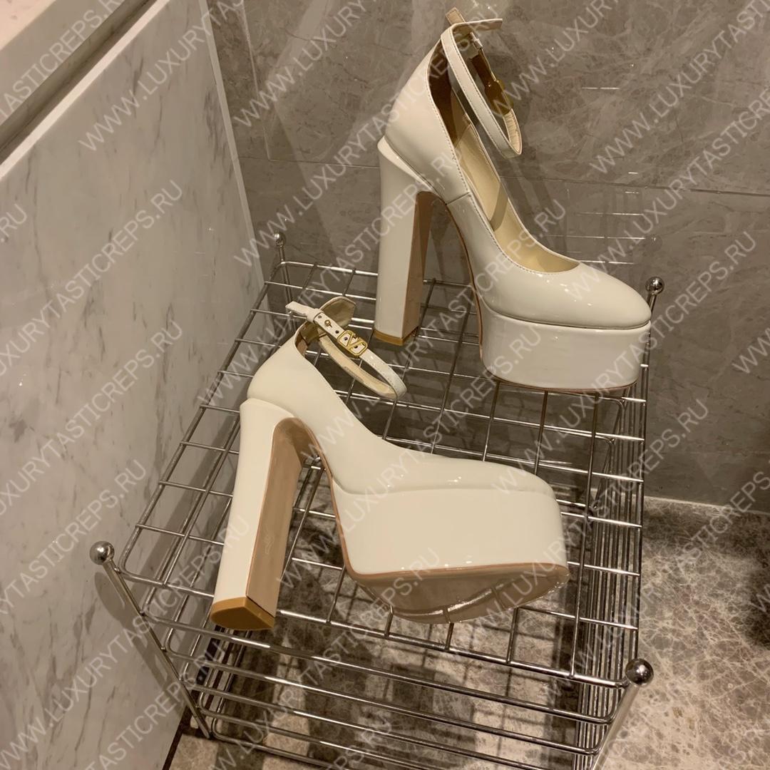 VALENTINO TAN-GO PLATFORM PUMP OFF WHITE WS0DQ3VNE_0NO