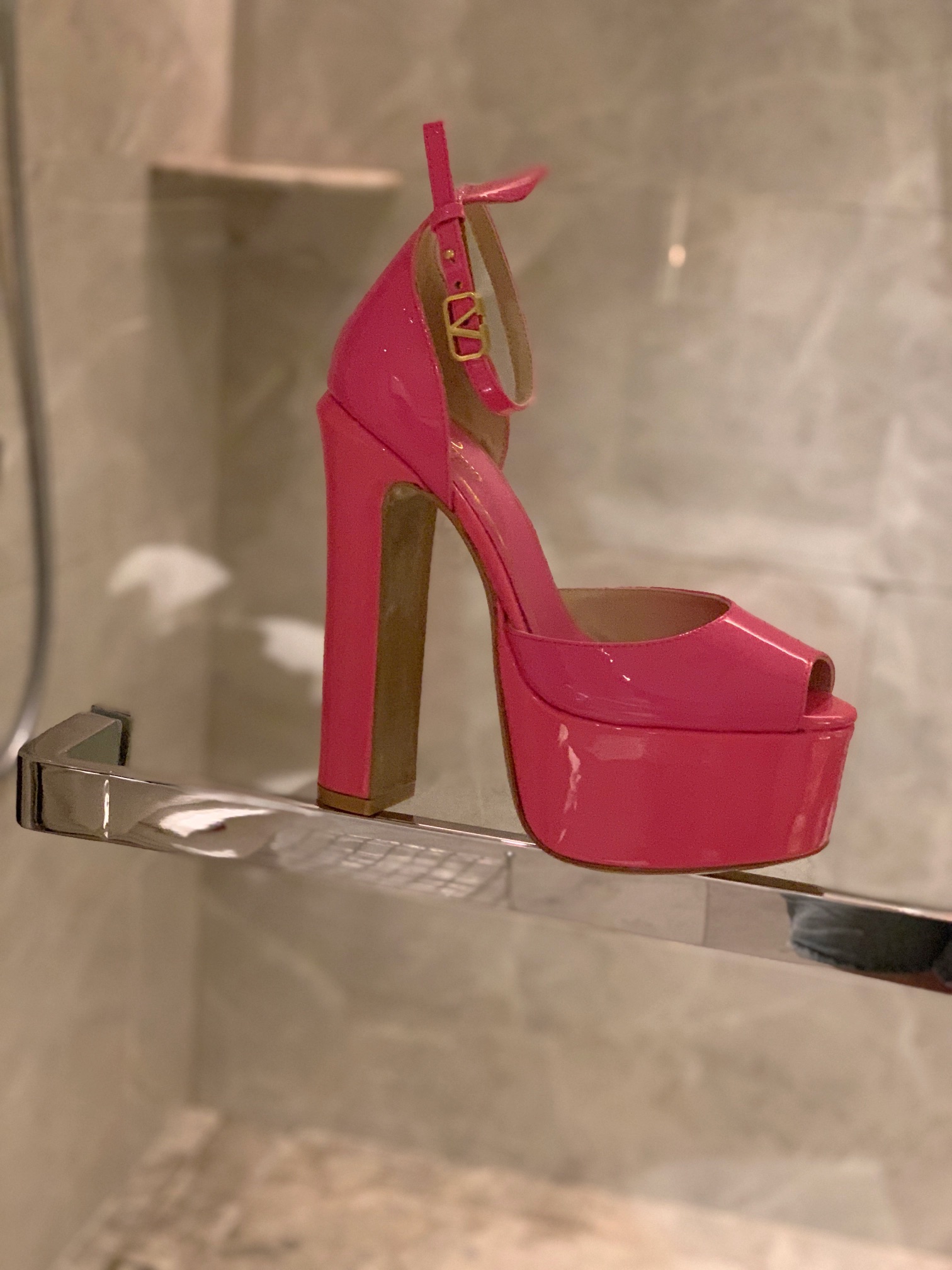 VALENTINO TAN-GO PLATFORM SANDAL PINK 1W2S0FE0VNE_I16