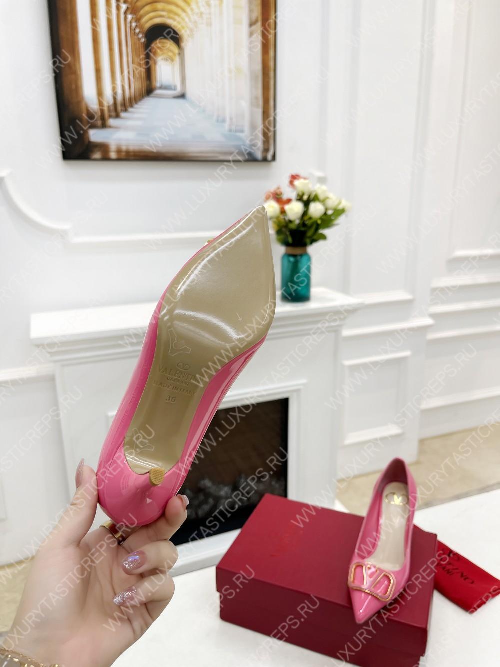 VALENTINO V BUCKLE PUMPS PINK 1W2S0FH8LAFGF9