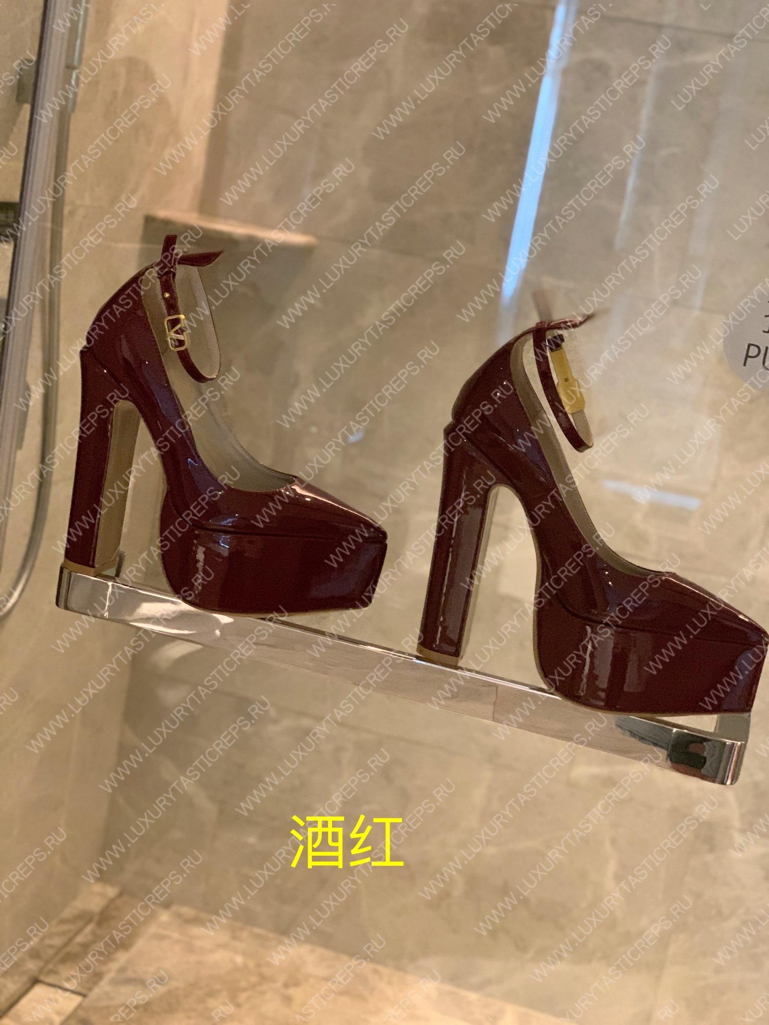 VALENTINO TAN-GO PLATFORM PUMP RED WS0DQ3VNE_0NO
