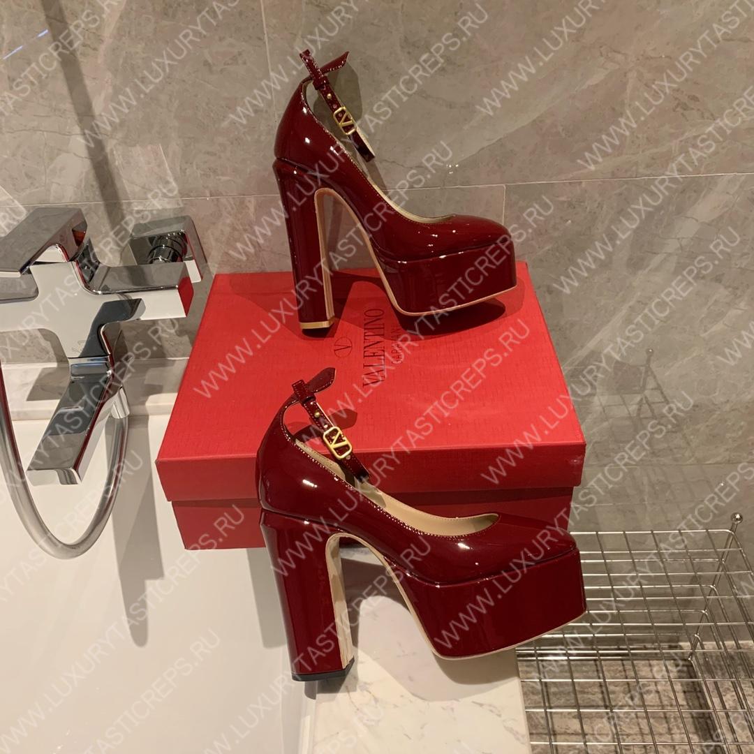 VALENTINO TAN-GO PLATFORM PUMP RED WS0DQ3VNE_0NO