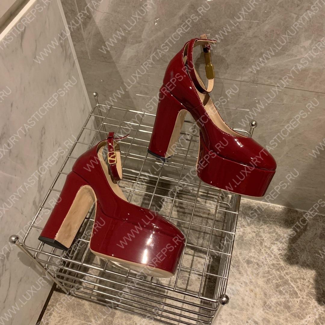 VALENTINO TAN-GO PLATFORM PUMP RED WS0DQ3VNE_0NO