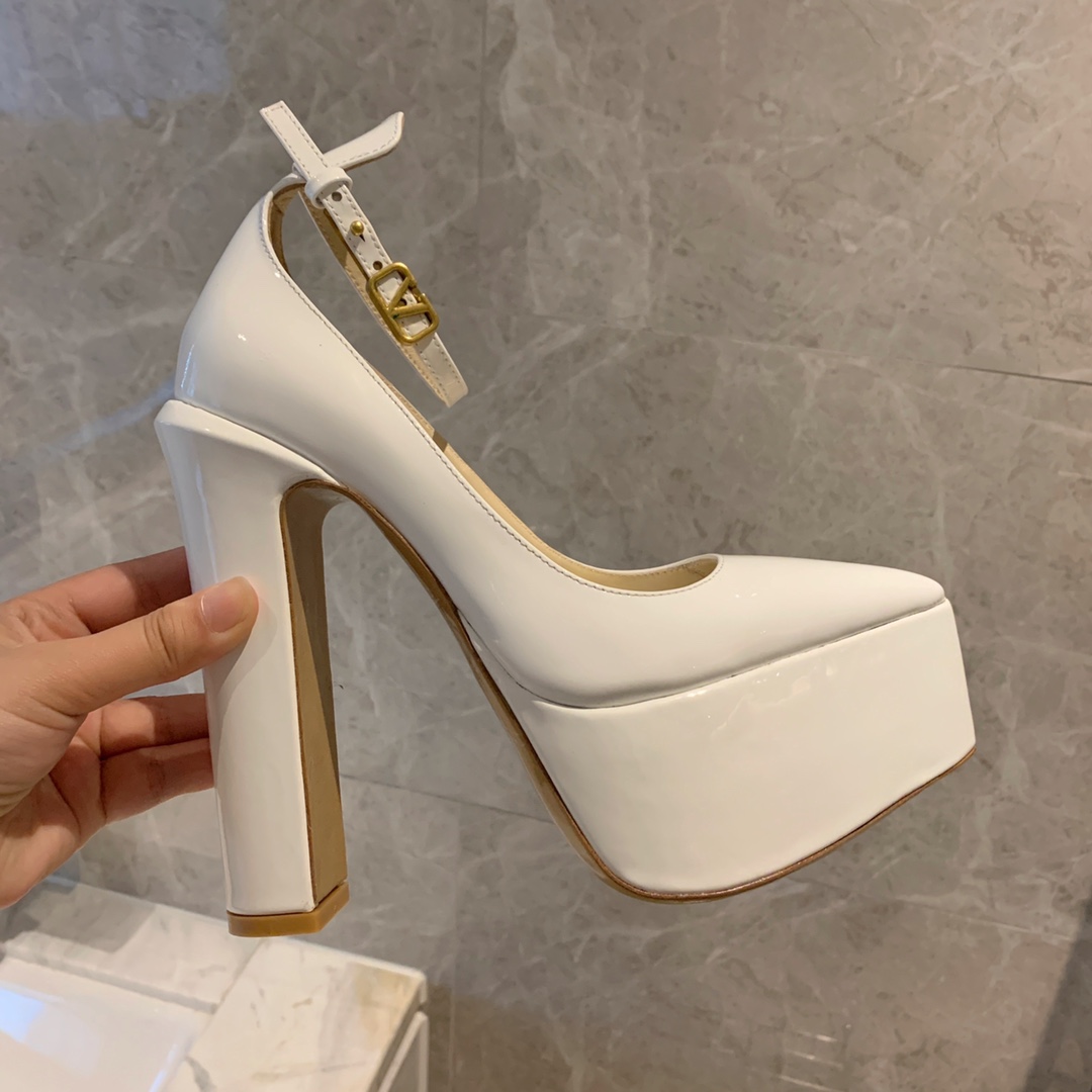 VALENTINO TAN-GO PLATFORM PUMP WHITE WS0DQ3VNE_0NO