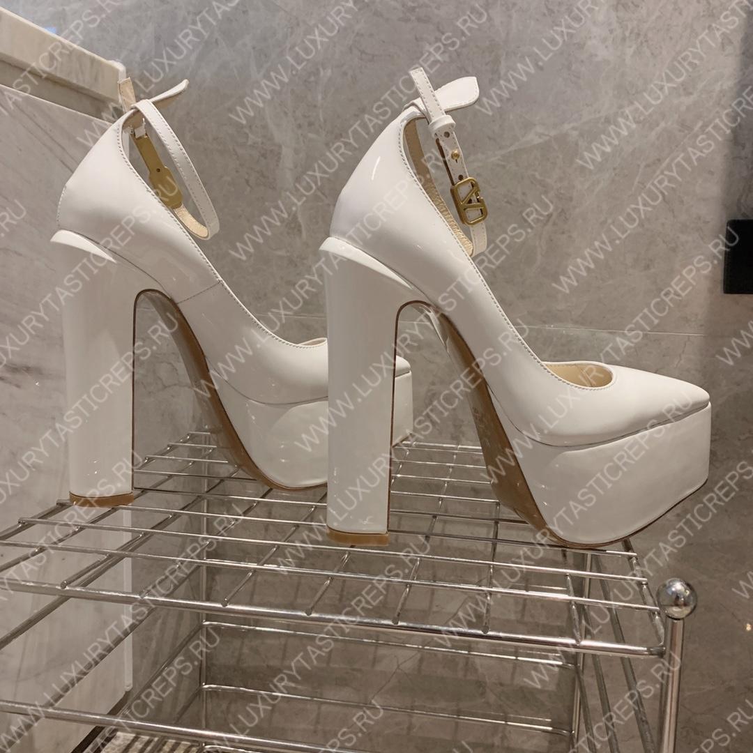 VALENTINO TAN-GO PLATFORM PUMP WHITE WS0DQ3VNE_0NO