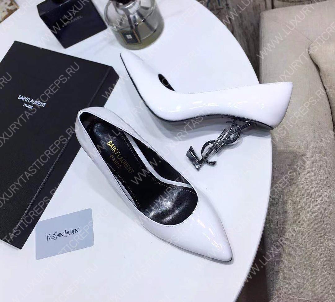 YVES SAINT LAURENT OPYUM PUMPS WHITE 4720110NPVV1000