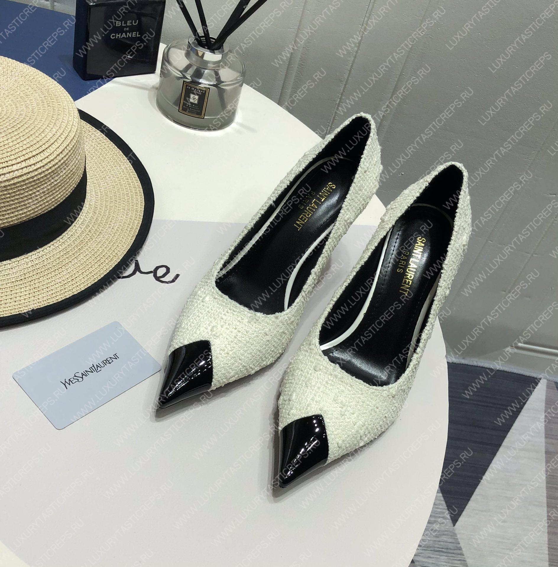 YVES SAINT LAURENT ARIAN 19 PUMPS WHITE 4720110NPVV1000