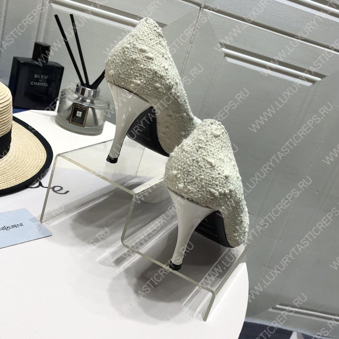 YVES SAINT LAURENT ARIAN 19 PUMPS WHITE 4720110NPVV1000