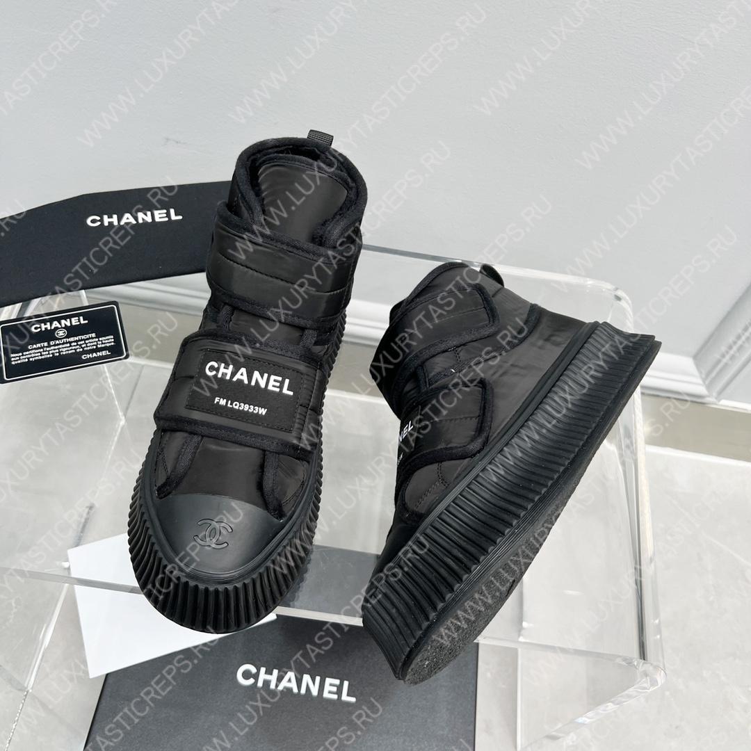 Ch*el sneakers black g35617