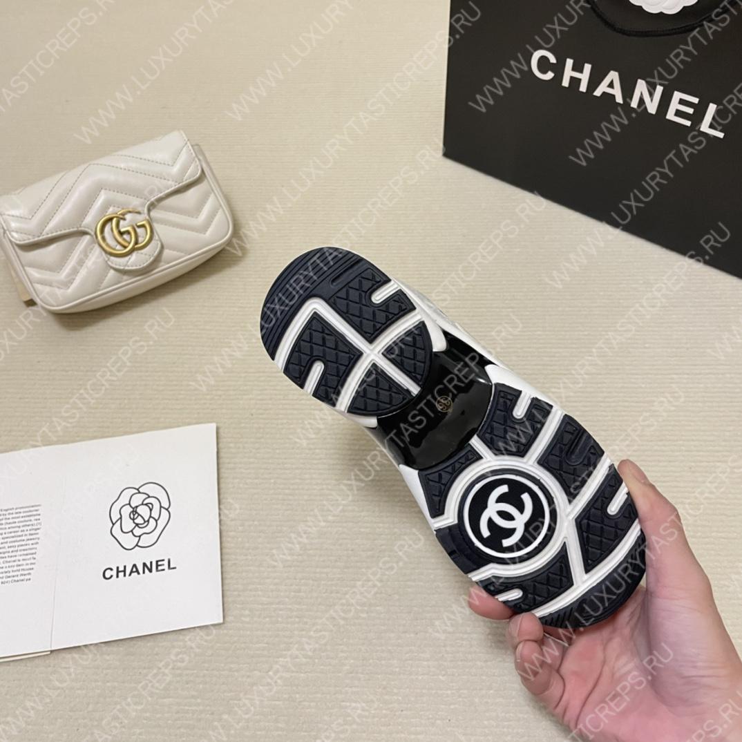 Ch*el sneakers grey and white g39230