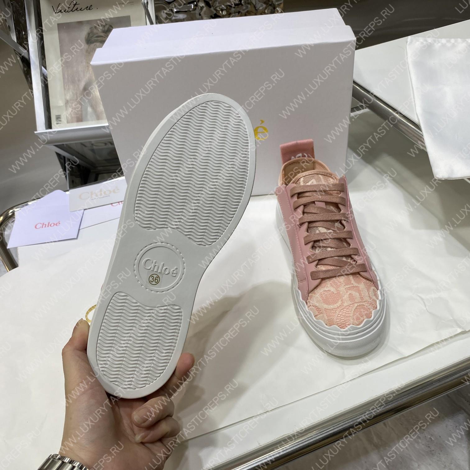 CHLOE LAUREN SNEAKER PINK TEA CHC19U
