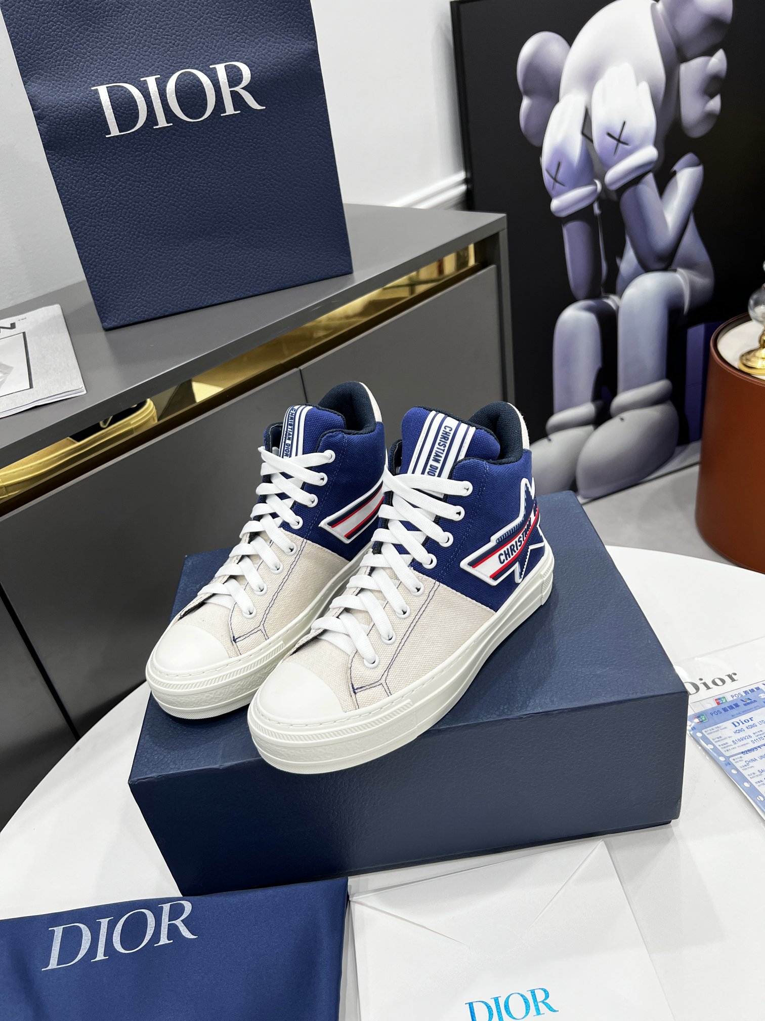 ch**an D*or walk’nD*or sneakers blue/white kck330fcc