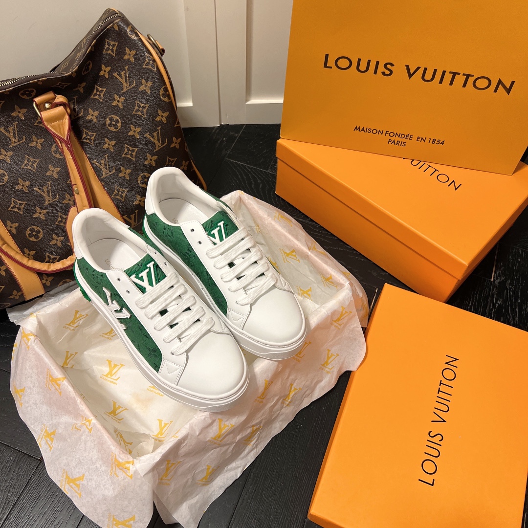 l**is V*t*n time out sneaker green & white 1aaw0m