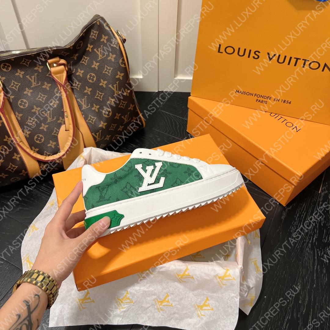 l**is V*t*n time out sneaker green & white 1aaw0m