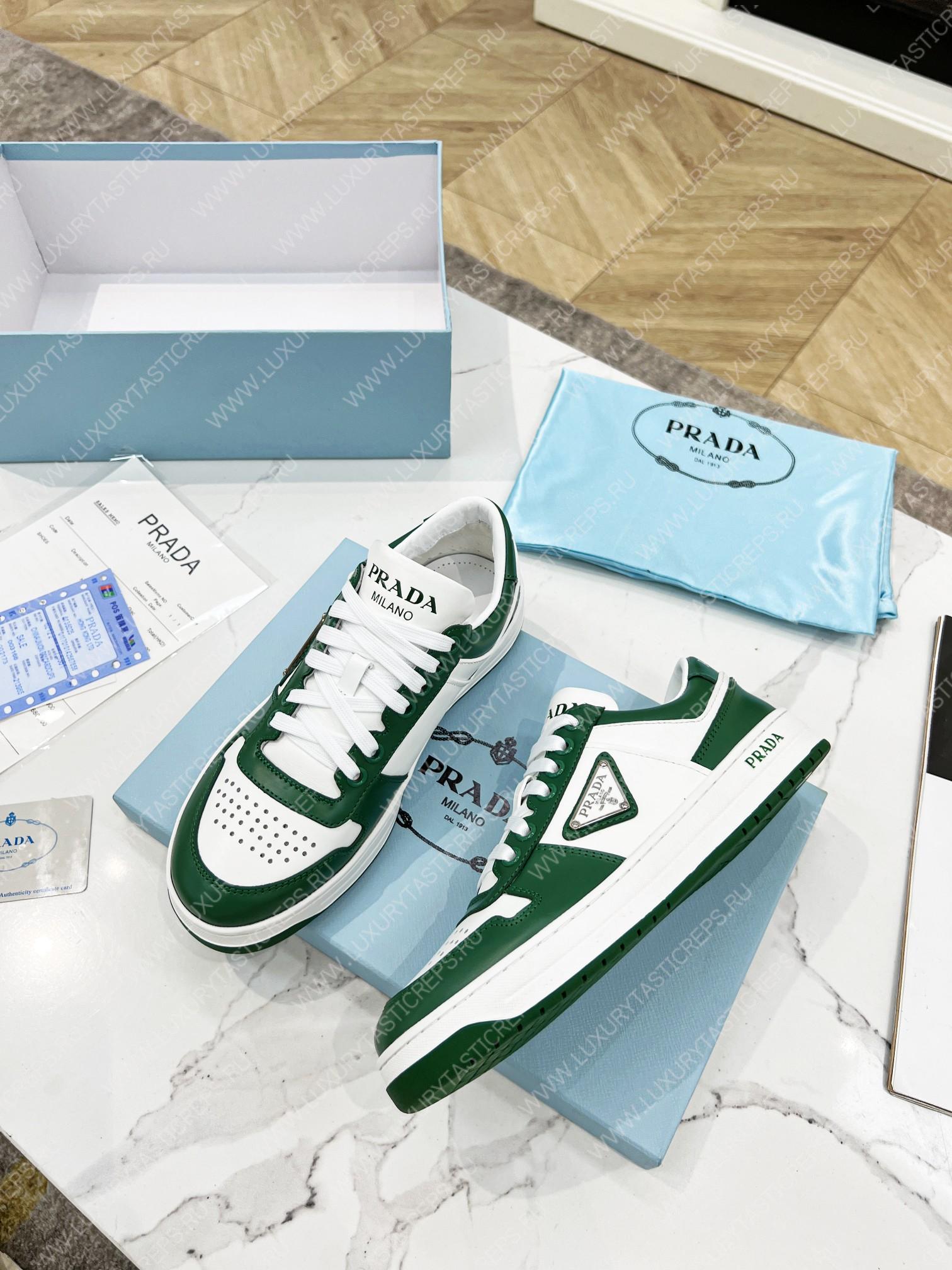 Pra*a downtown leather sneakers white/mango 2ee364