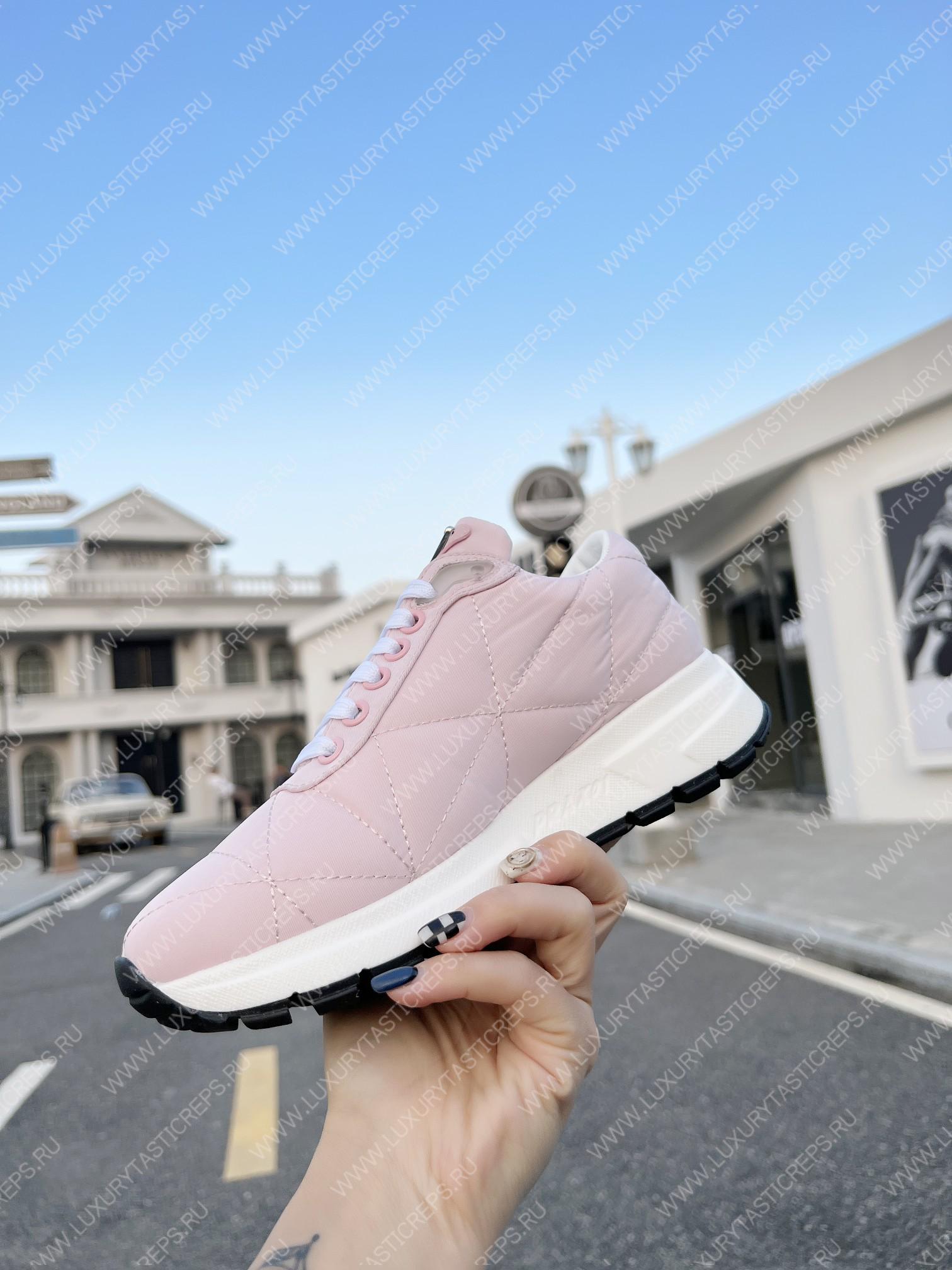 Pra*a nylon downtown sneakers pink 2ee367