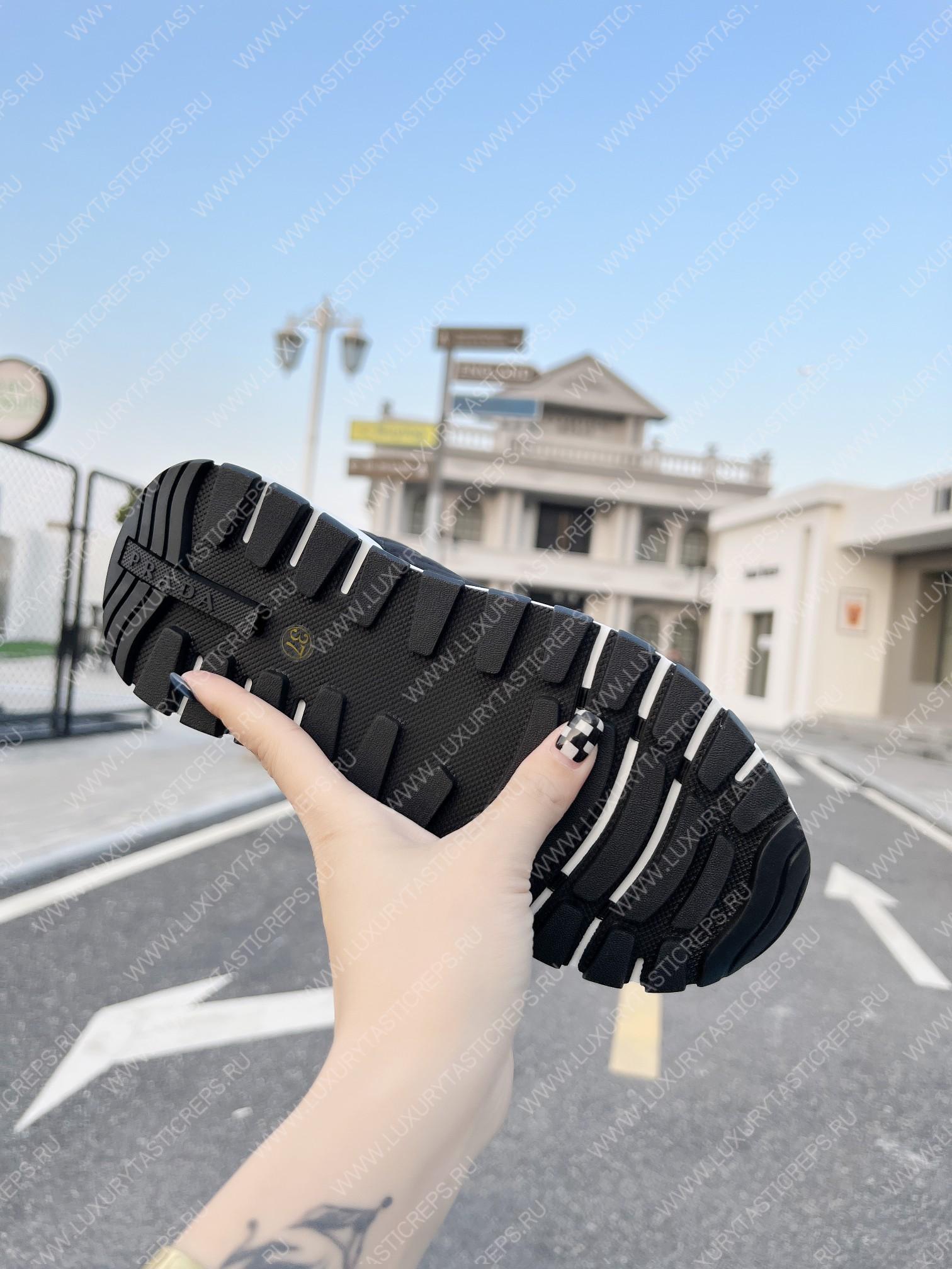 Pra*a quilted nylon sneakers black 2ee367
