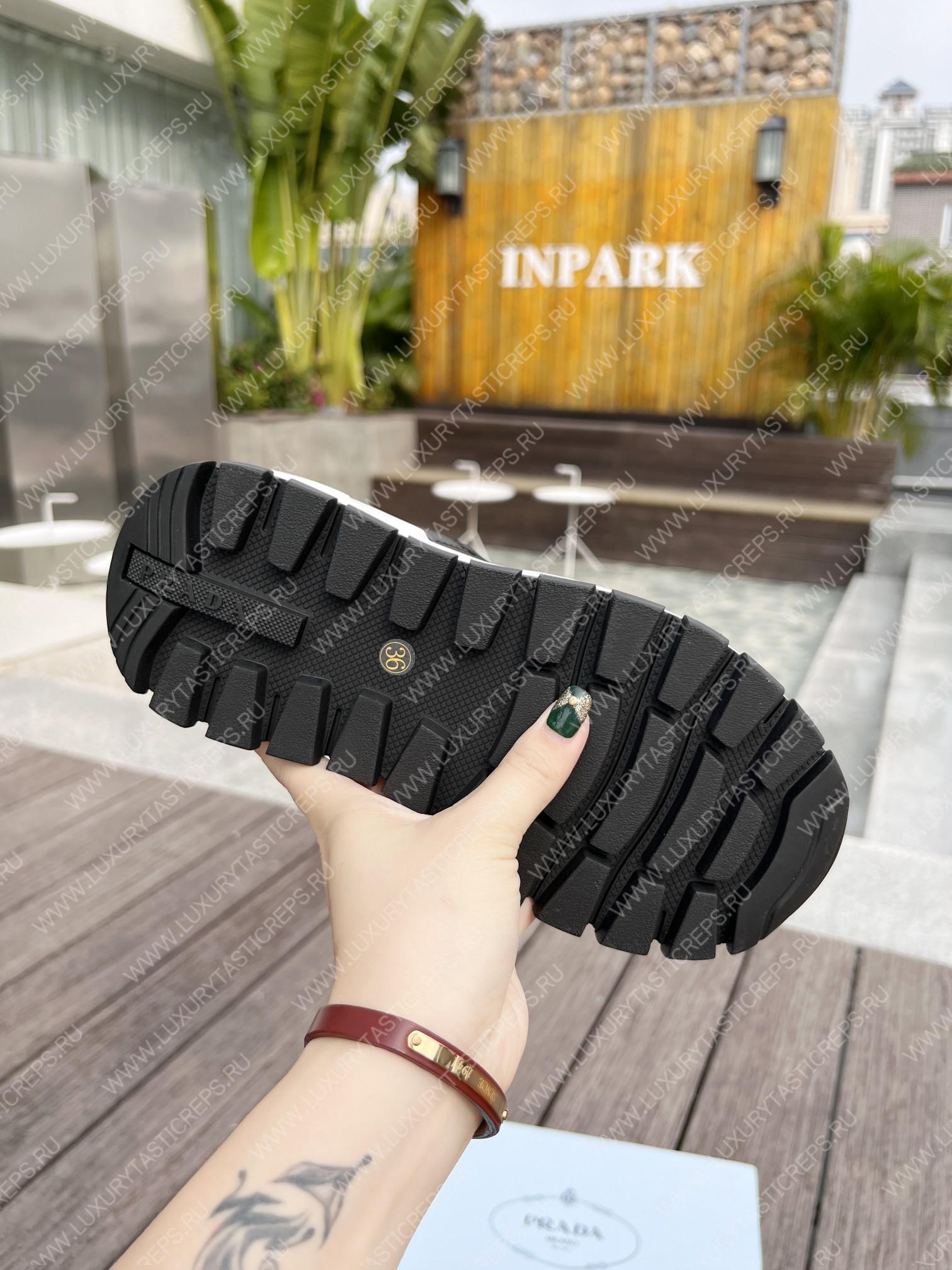 Pra*a leather sneakers black 1e804m