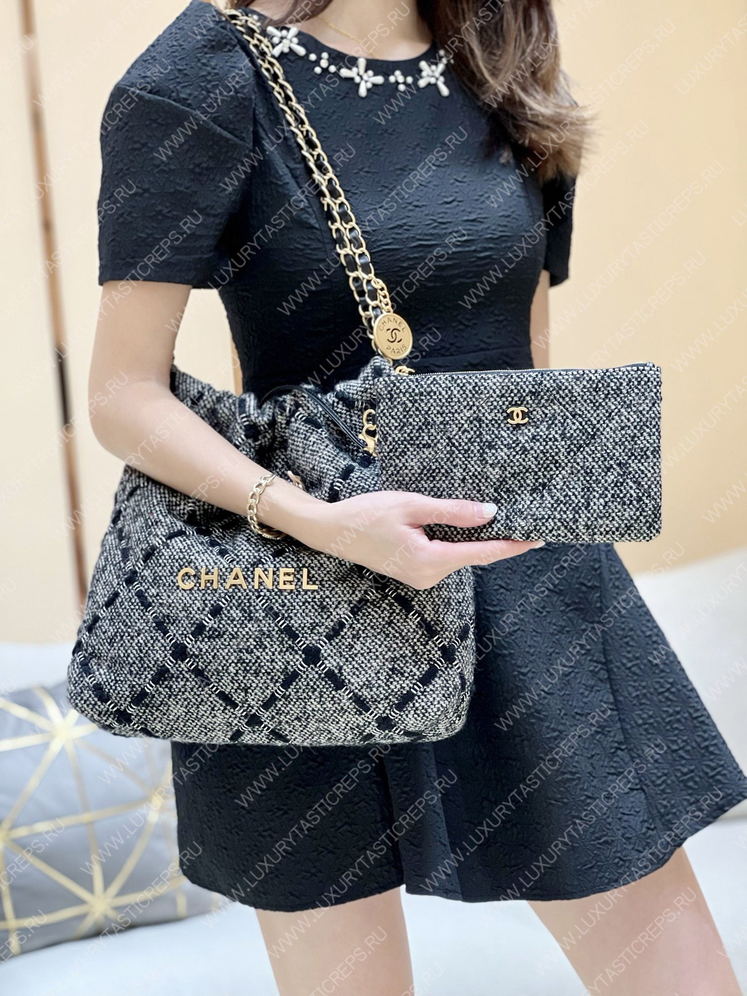 Ch*el 22 handbag as3260