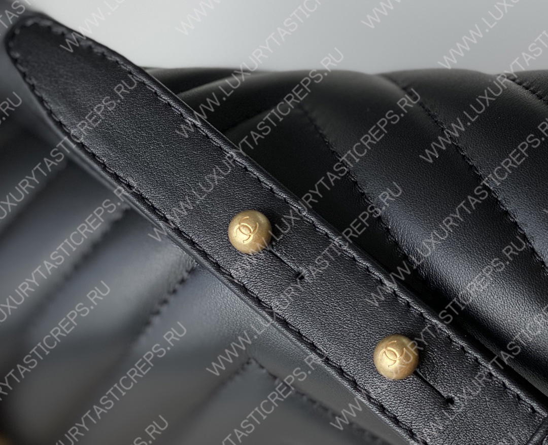 Ch*el small boy handbag black a67085