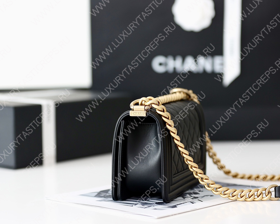 Ch*el small boy handbag black a67085