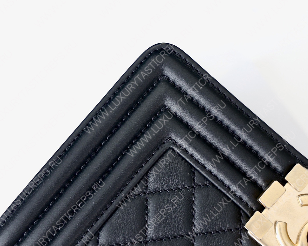 Ch*el small boy handbag black a67085