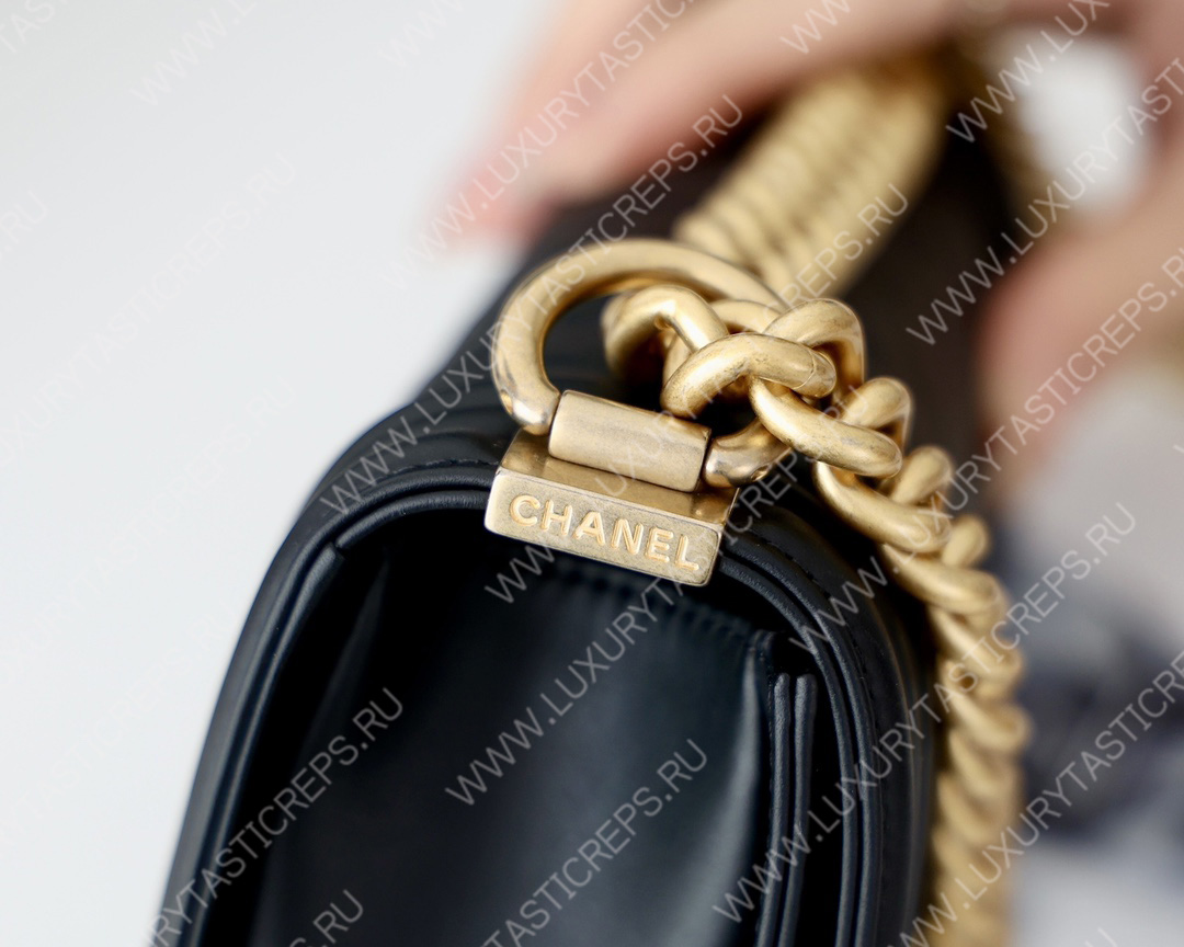 Ch*el small boy handbag black a67085
