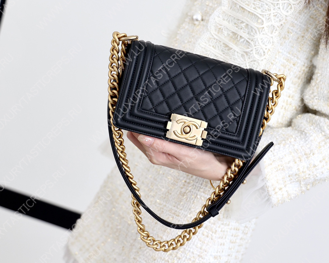 Ch*el small boy handbag black a67085