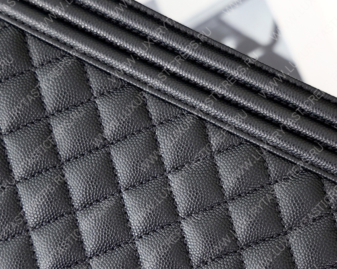 Ch*el boy handbag black a67086