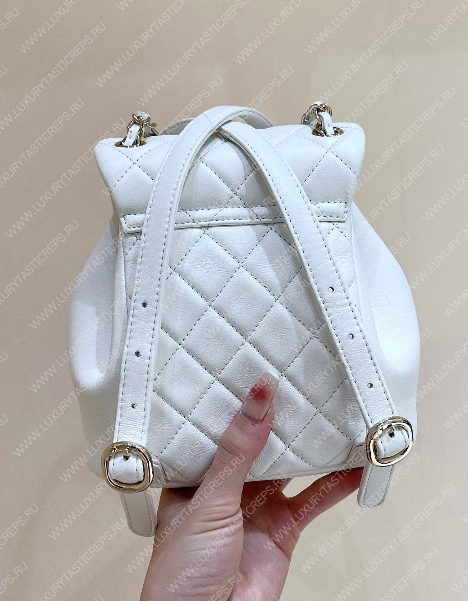 Ch*el duma backpack white as1160