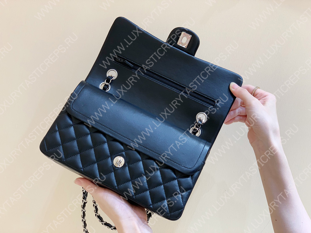 Ch*el classic handbag bag black a01112