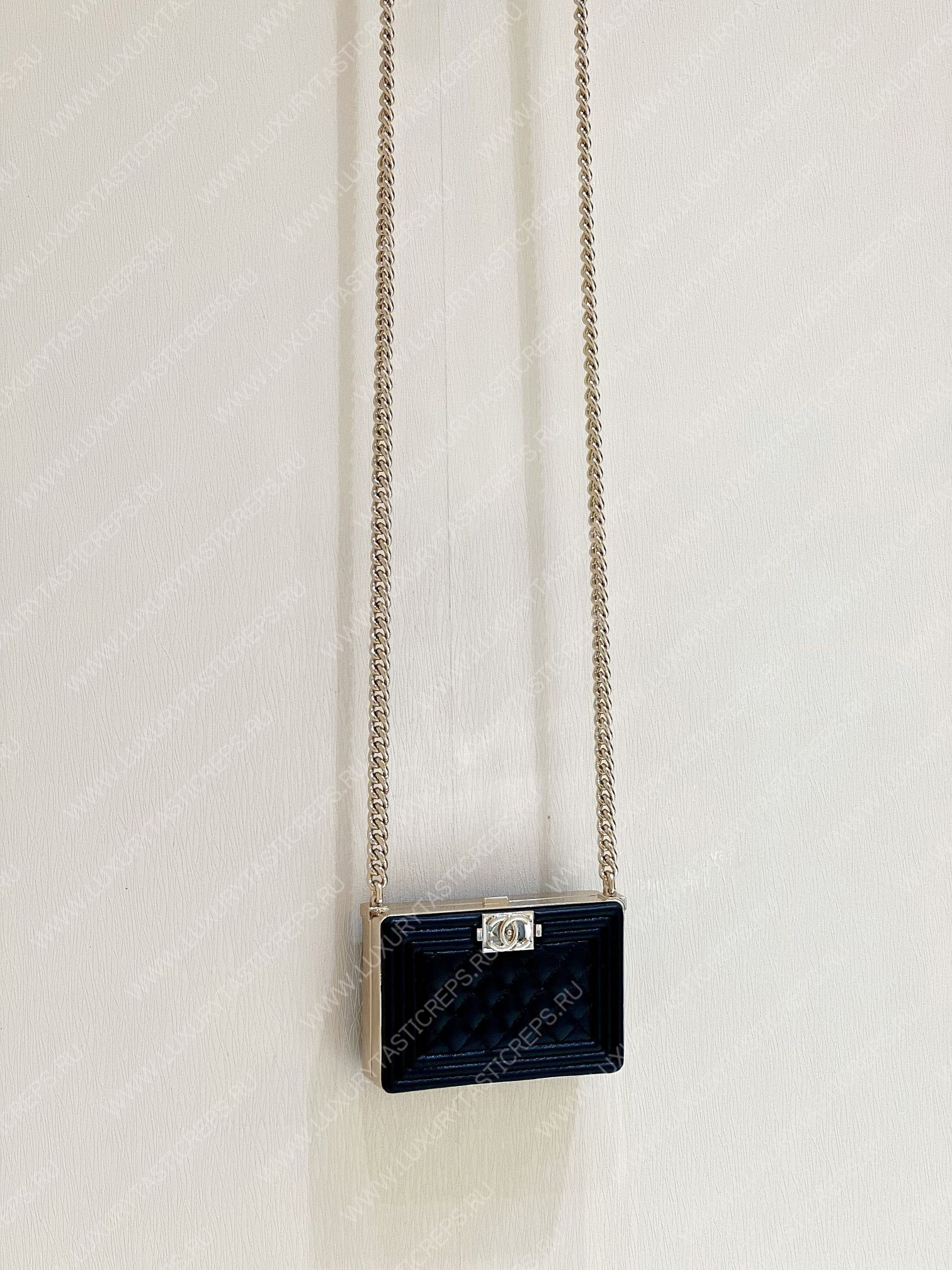 Ch*el mini boy bag black ap2884