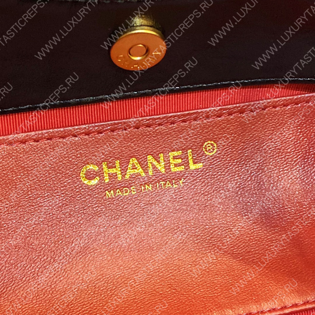 Ch*el small hobo bag black as3710