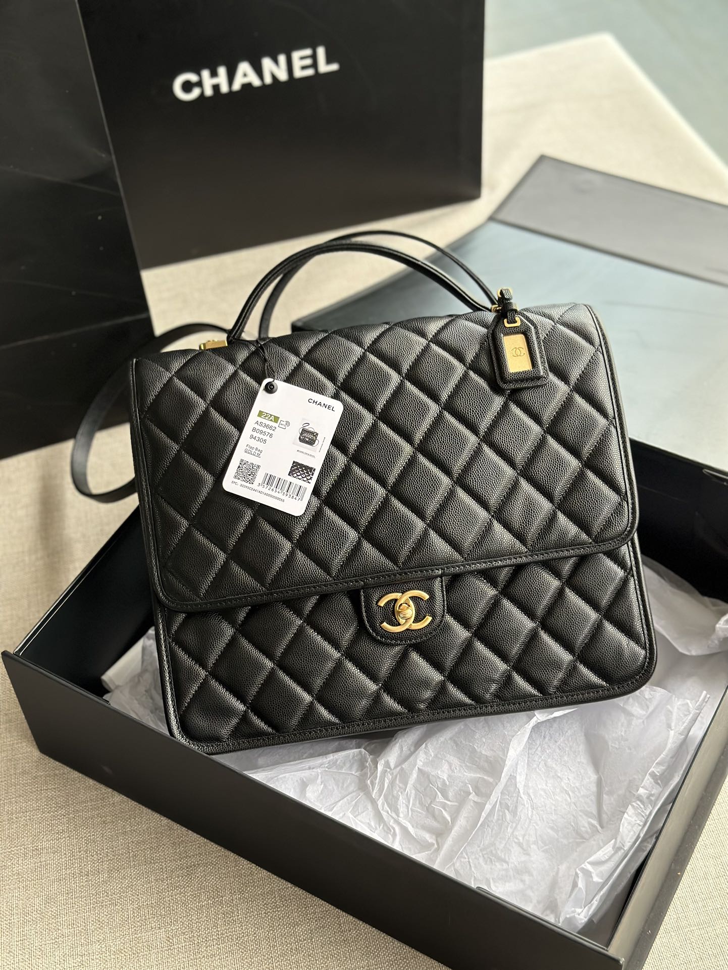 Ch*el large backpack black as3662