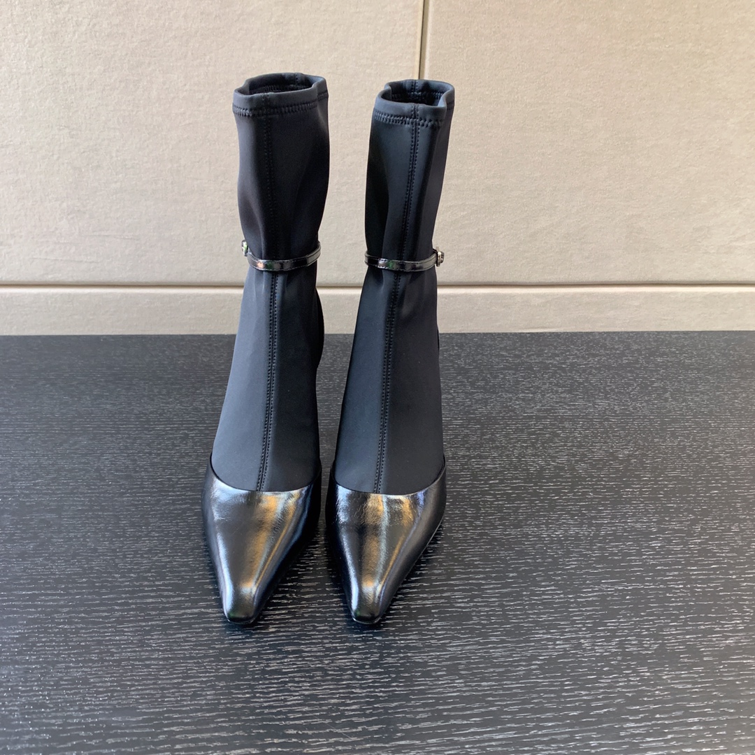 ALEXANDER WANG POINTED TOE BOOTS BLACK 30322B013