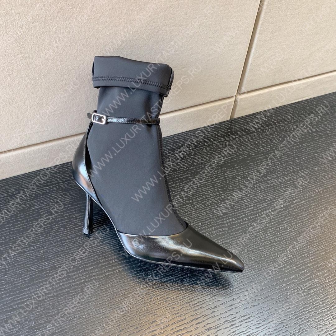 ALEXANDER WANG POINTED TOE BOOTS BLACK 30322B013