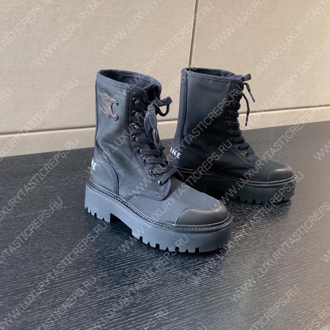 Ce**e bulky lace-up boot with triomphe black 354657005c