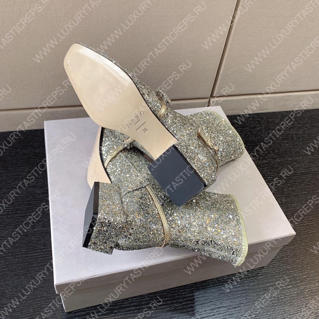 JIMMY CHOO CRUZ FLAT BOOTS LIGHT GOLD CRUZFLATWQF
